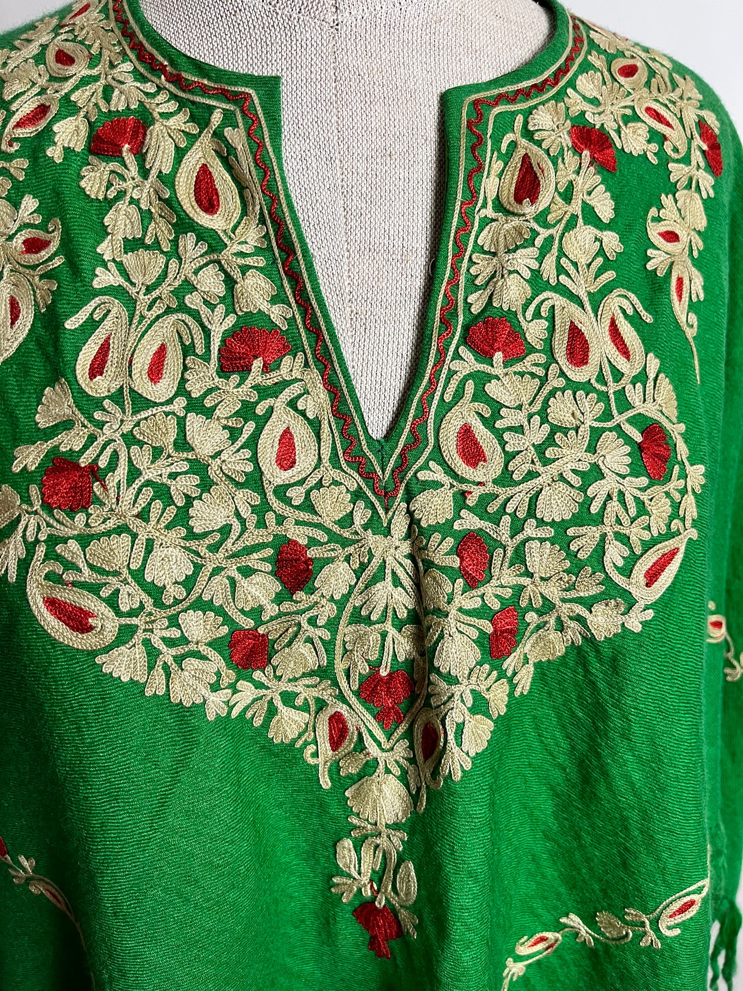 Green poncho