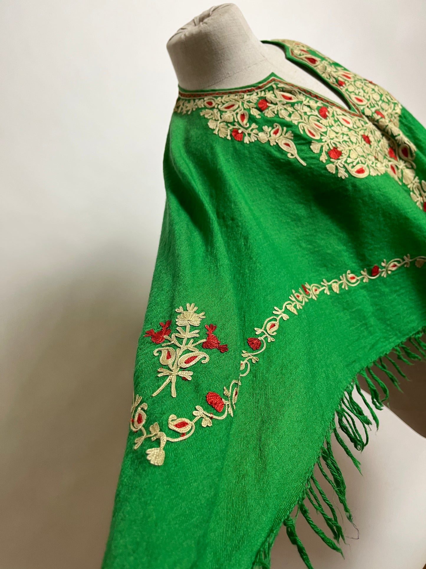 Green poncho