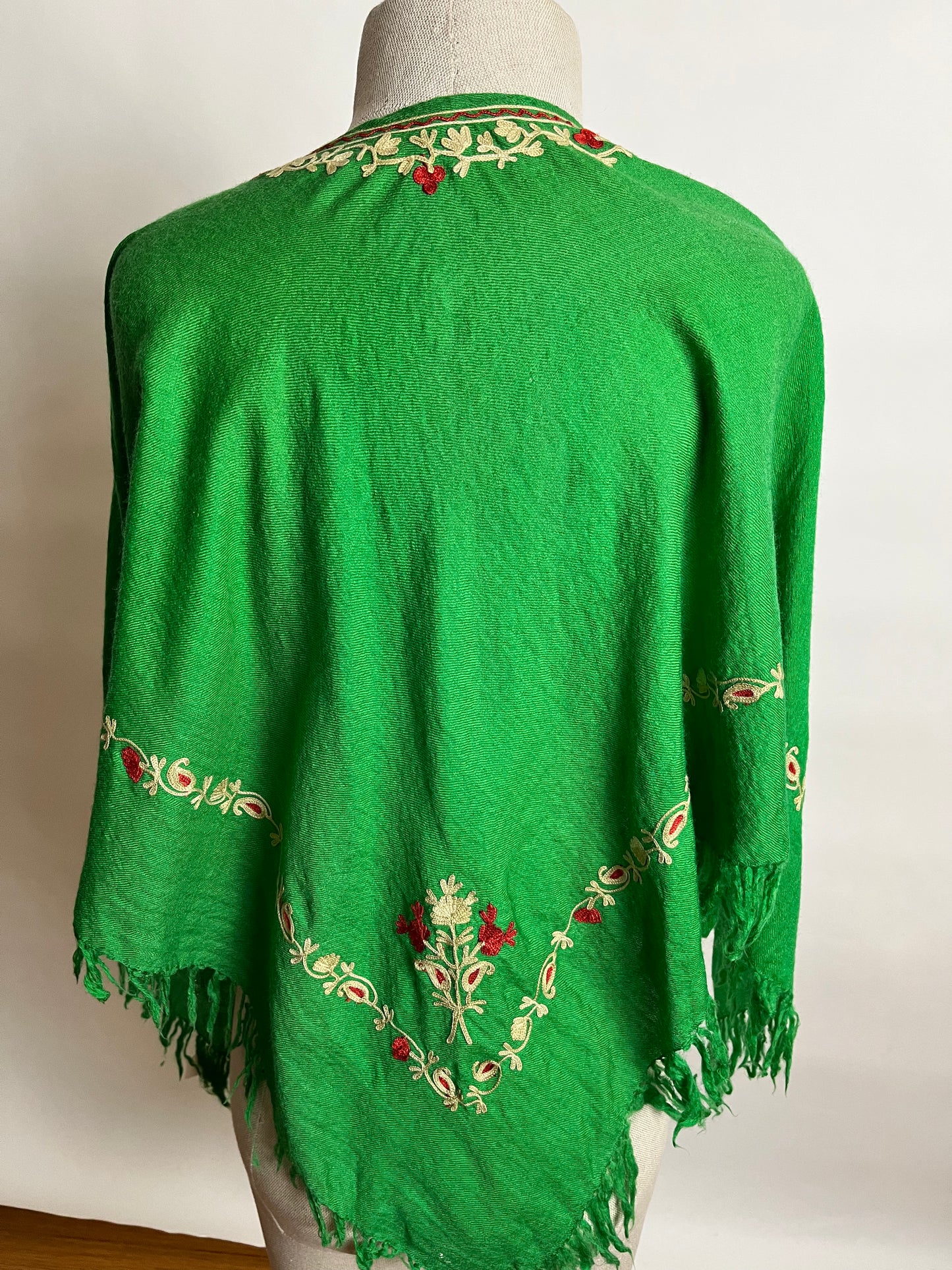 Green poncho