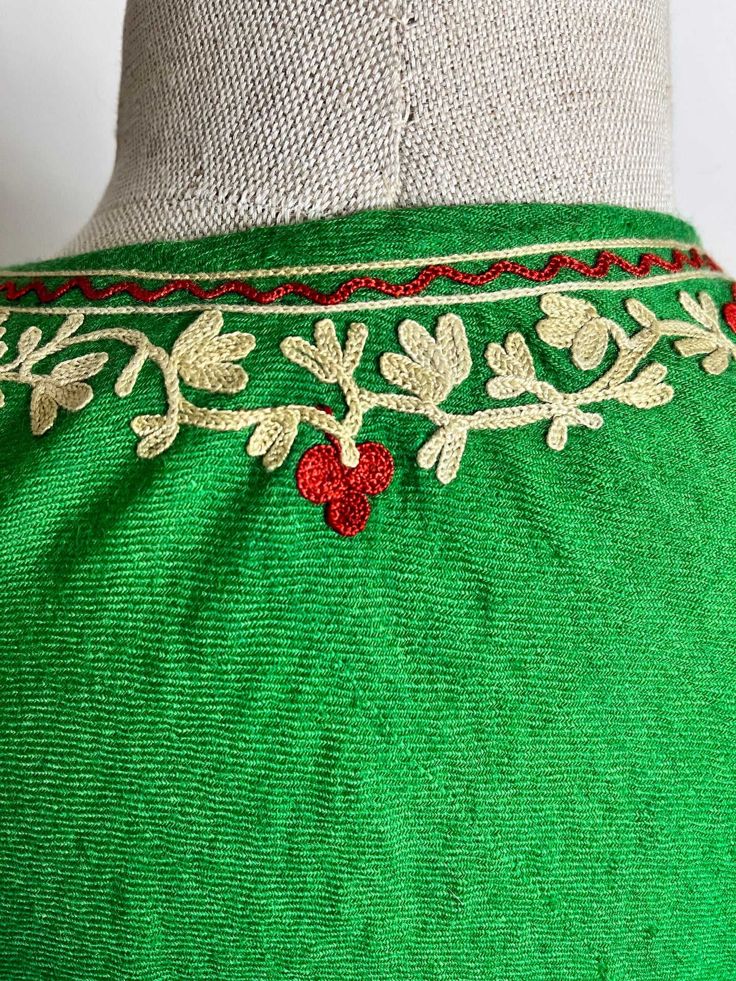 Green poncho