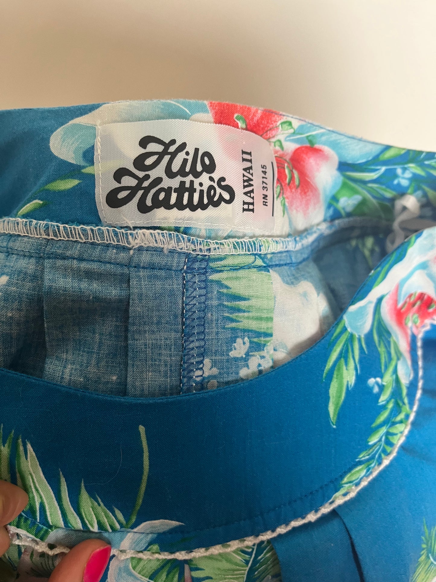 Hilo Hattie’s blue mumu