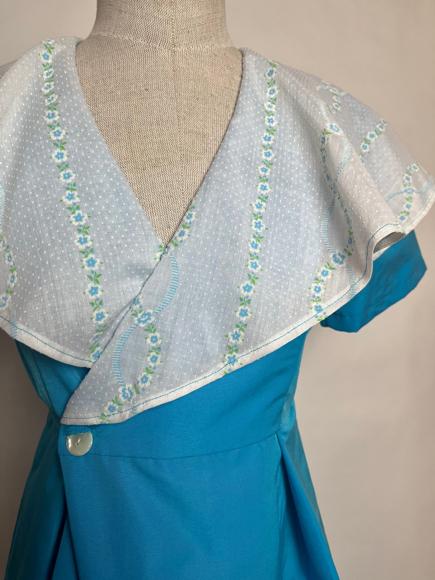 Sweet blue prairie dress