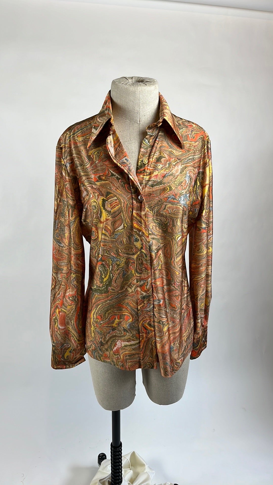 vintage top groovy brown