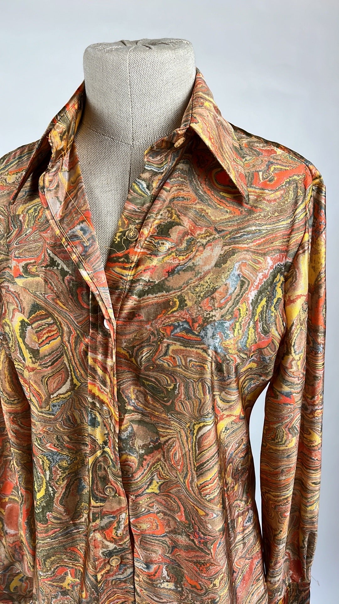 vintage top groovy brown