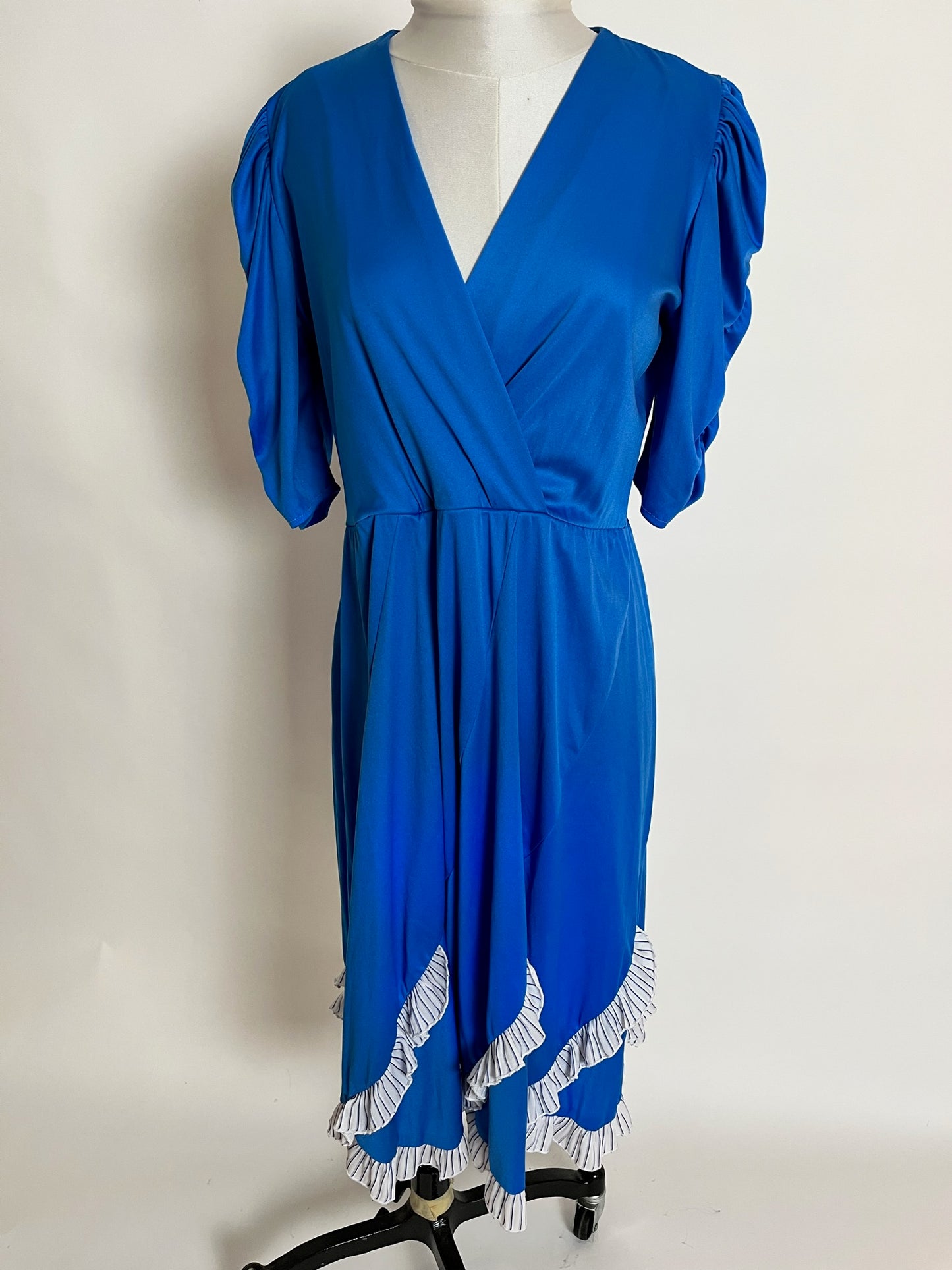 blue vintage dress