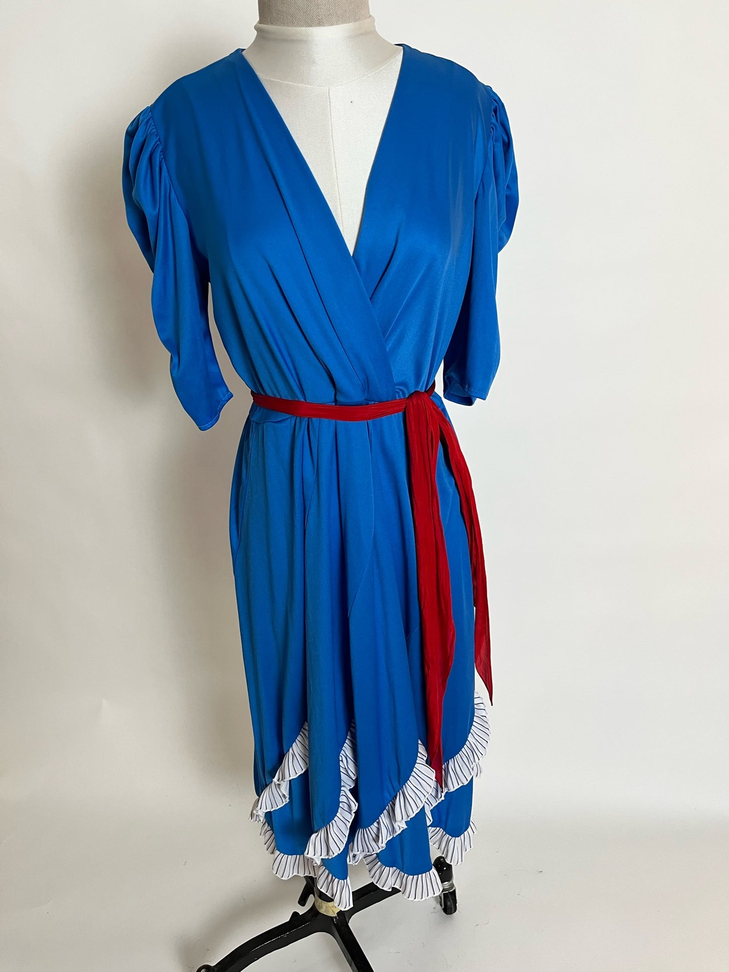 blue vintage dress