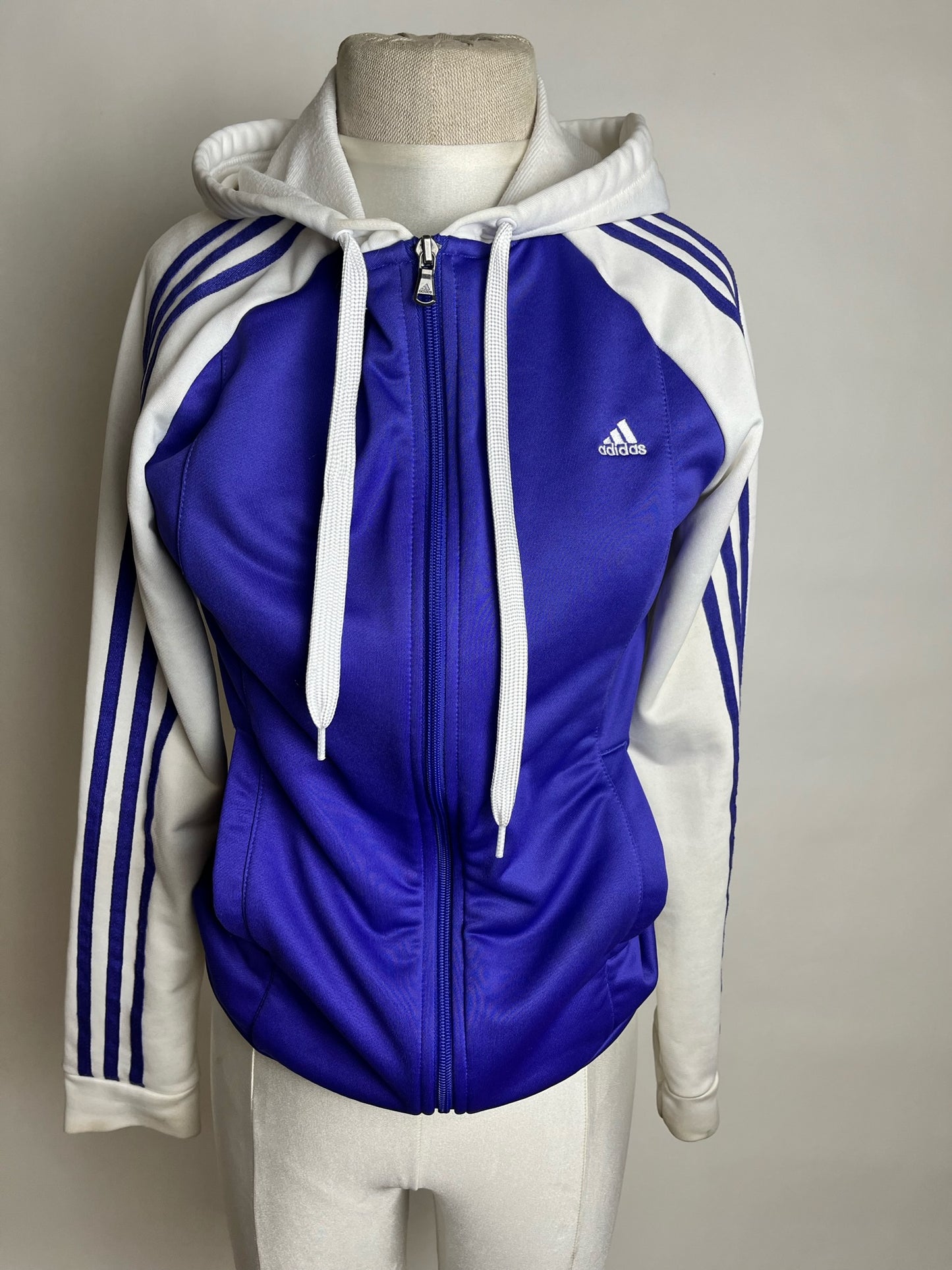 purple adidas jacket with hood