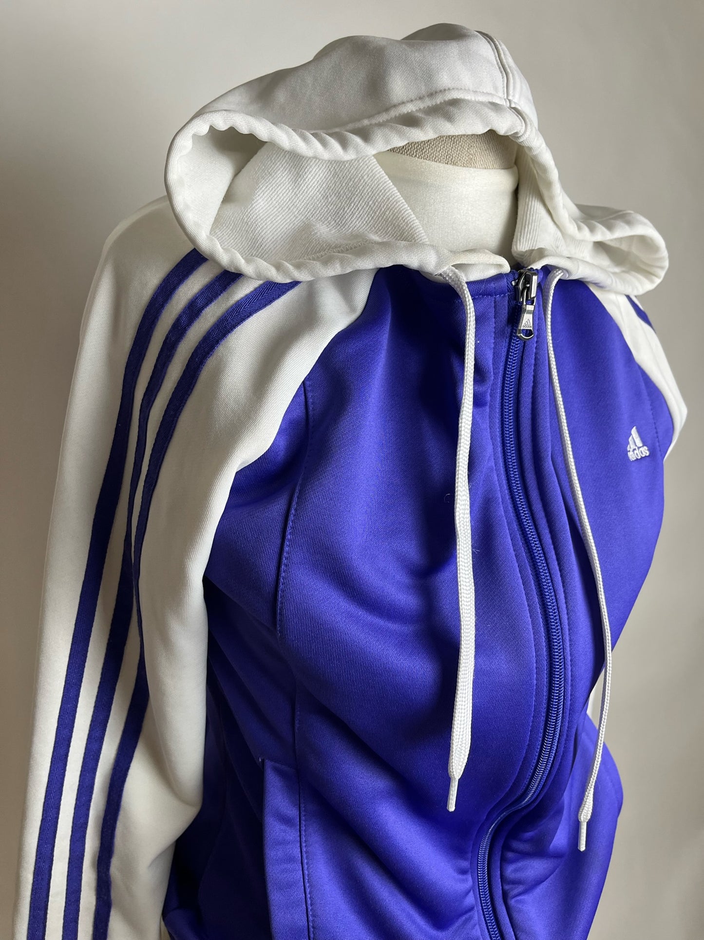 purple adidas jacket with hood