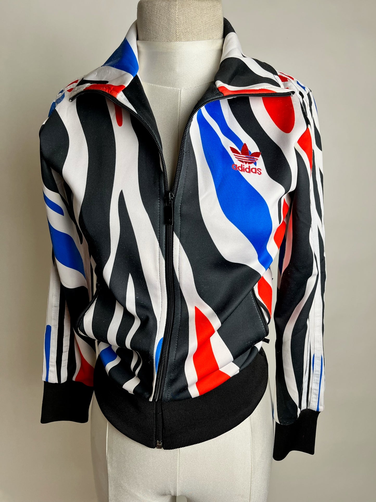 zebra adidas jacket