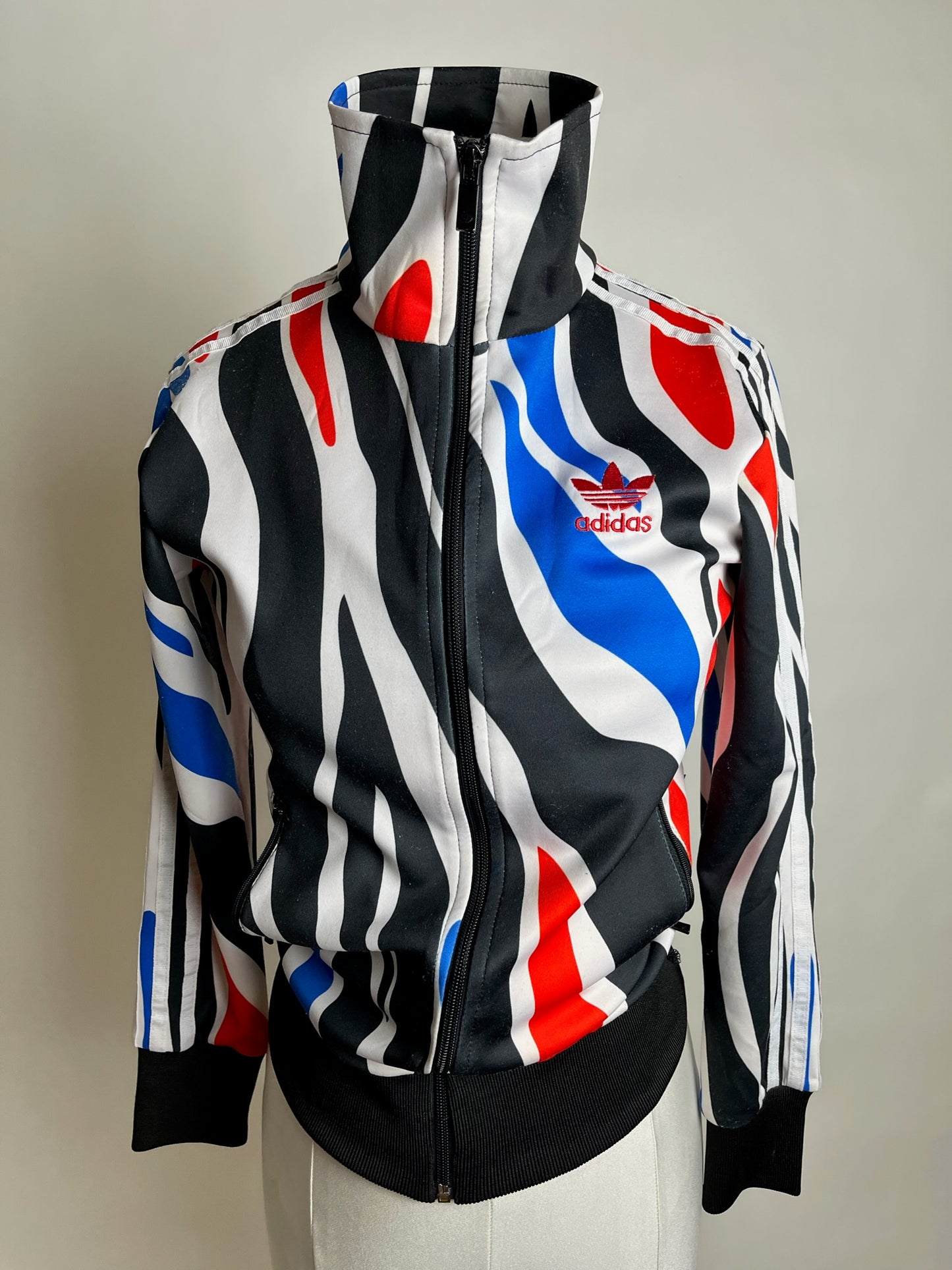 zebra adidas jacket