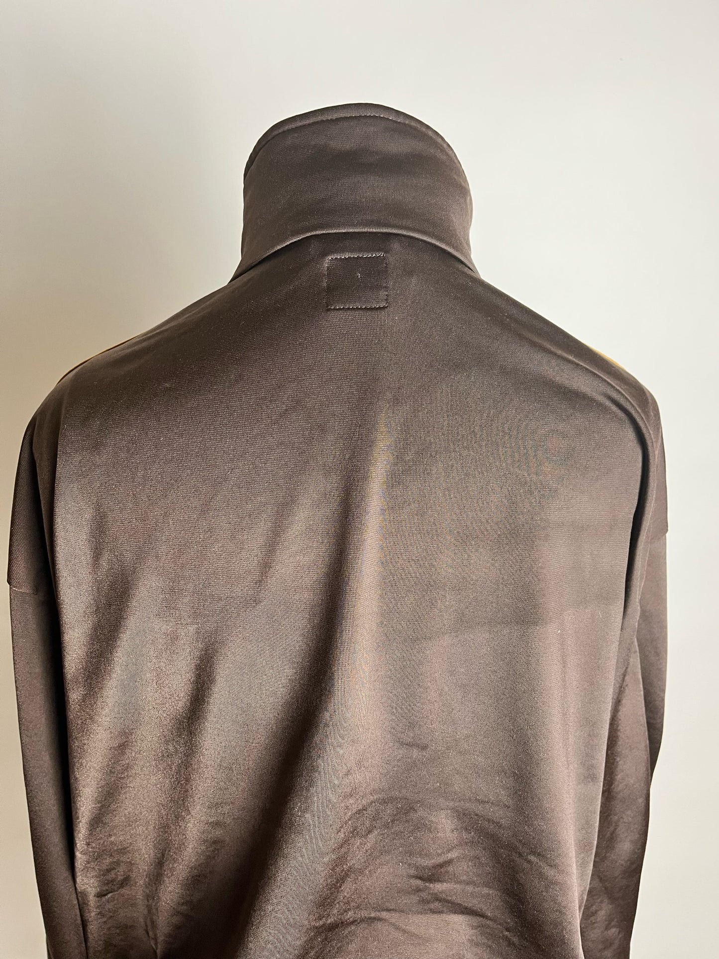 large brown adidas jacket