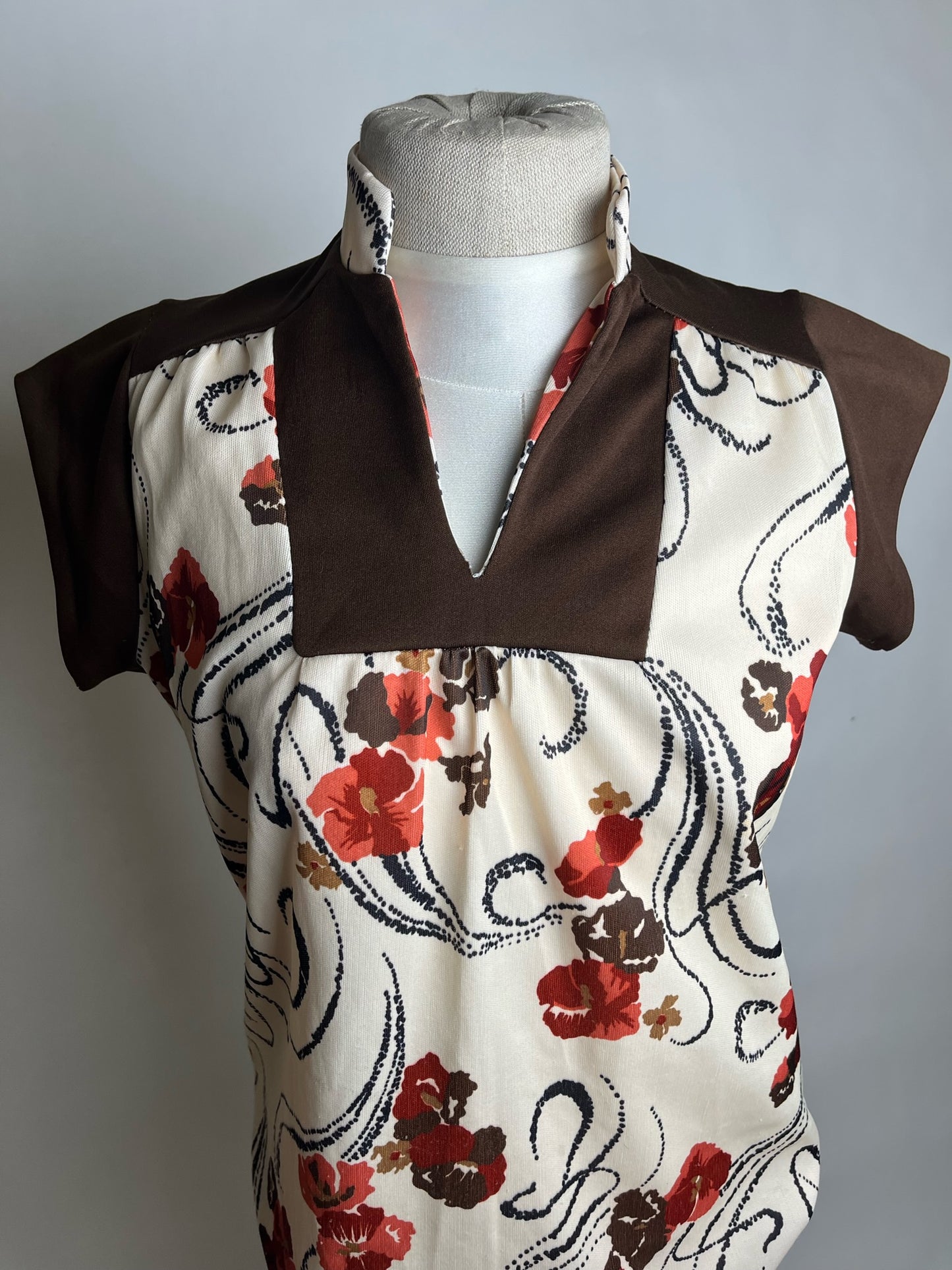 vintage brown top