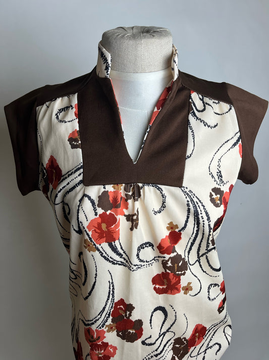 vintage brown top