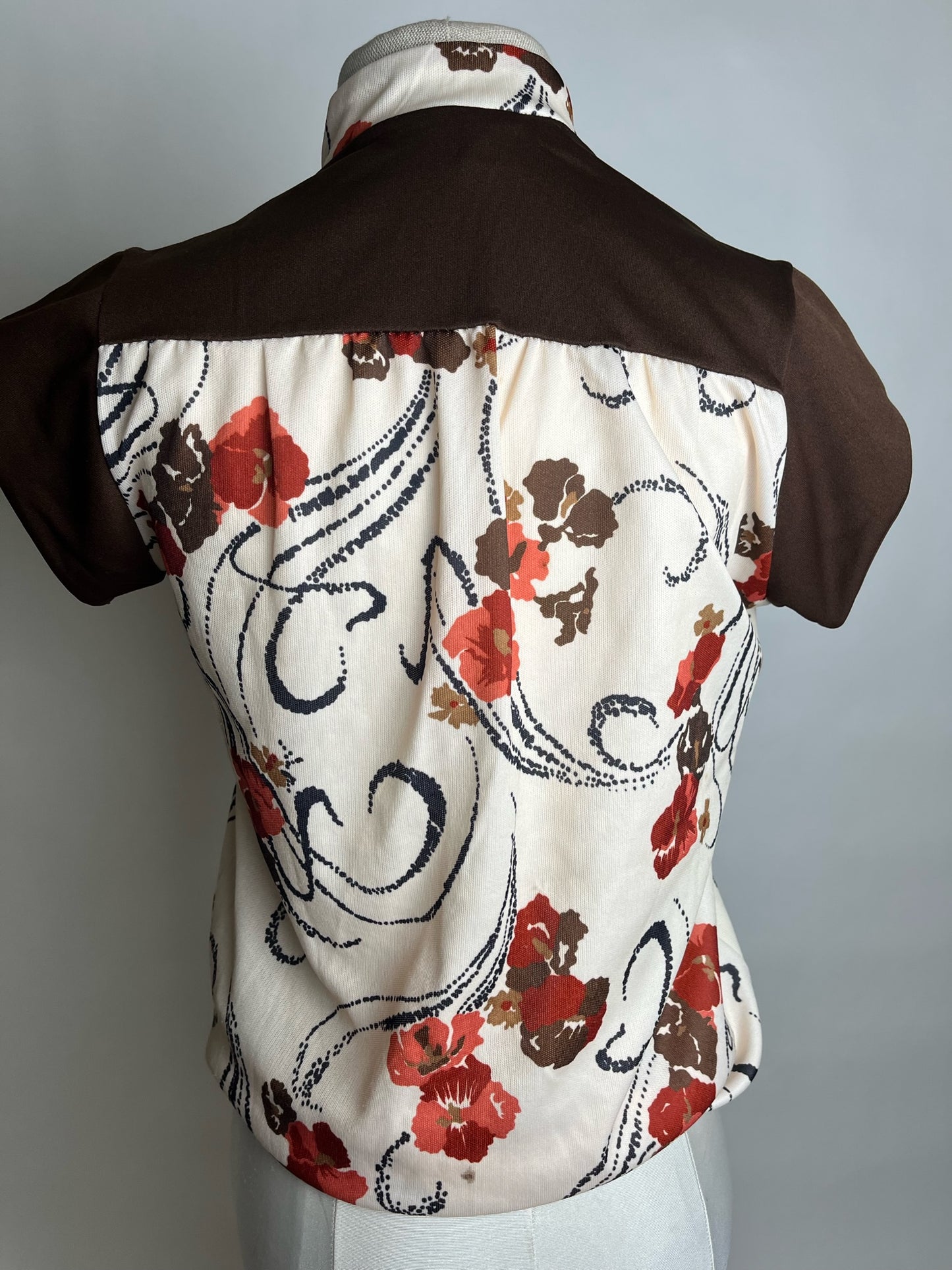 vintage brown top
