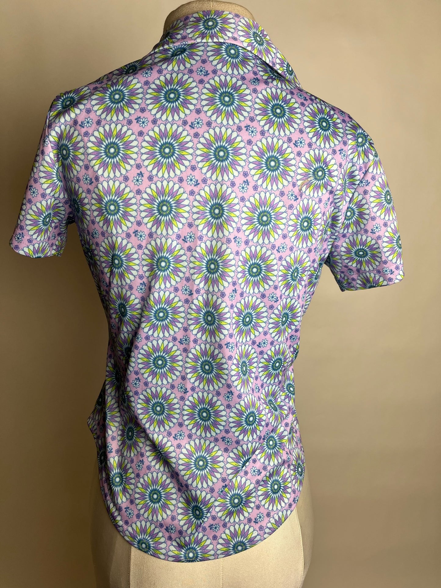 purple groovy vintage top