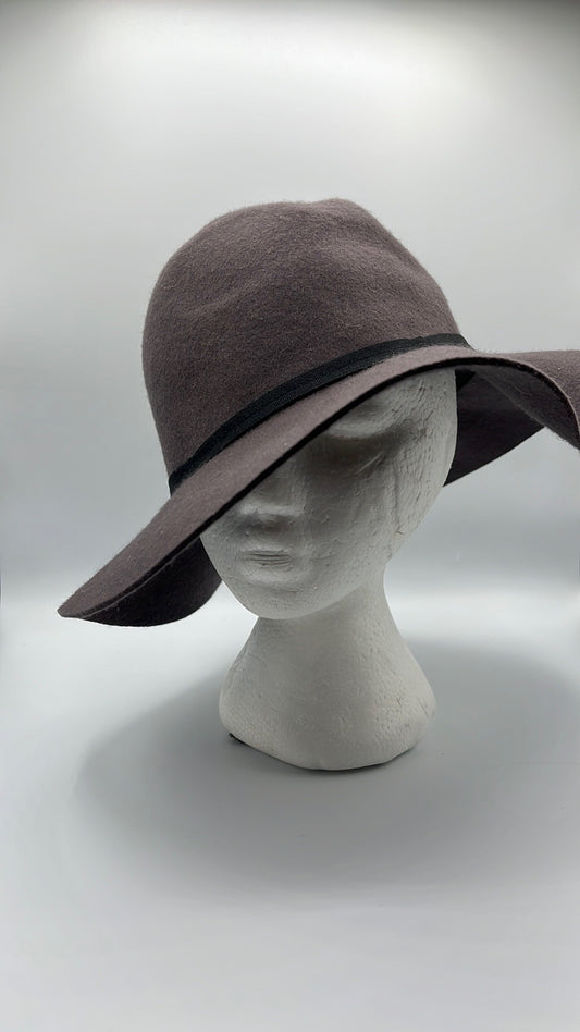brown felt hat